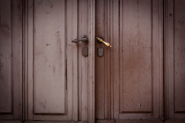 Ancient door to the library