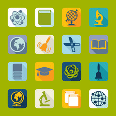 Set of education icons
