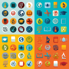 Set of education icons