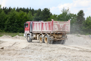 Freight trucks with dump body