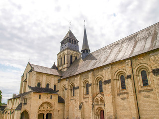 Fototapeta na wymiar Abbaye de Fontevraud