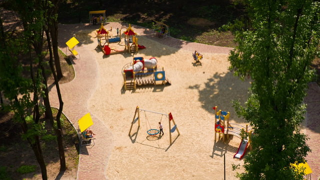 Children's Playground From Above