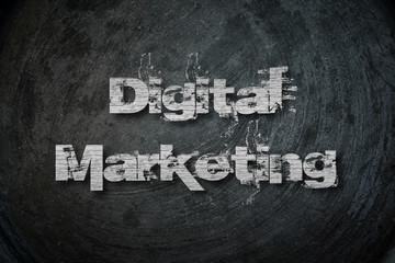 Digital Marketing,  concept sign