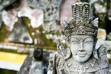 Zelfklevend Fotobehang statues hindouistes © natoulle