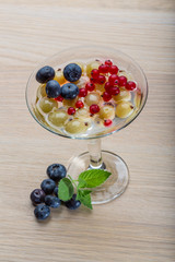 Jelly with berry