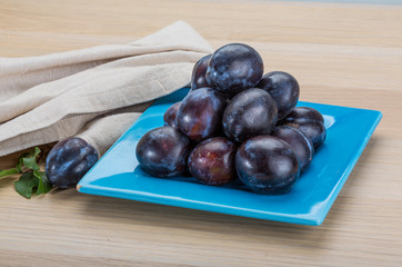 Ripe fresh plum