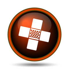 Medical patch icon