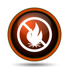 Fire forbidden icon