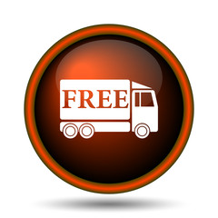 Free delivery truck icon