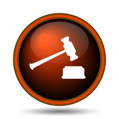 Judge hammer icon
