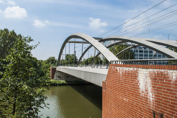 Tramway bridge over the river