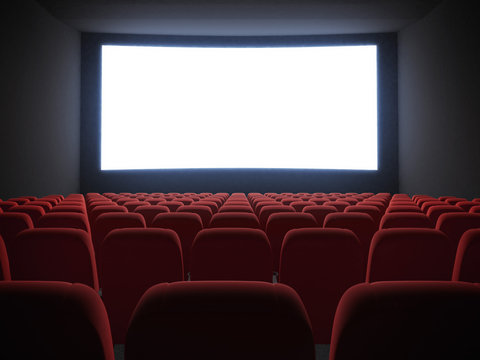 cinema screen with seats