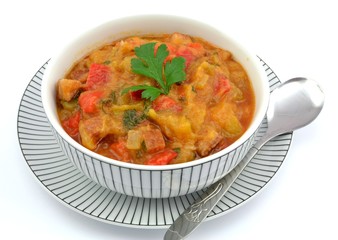 dish with zucchini