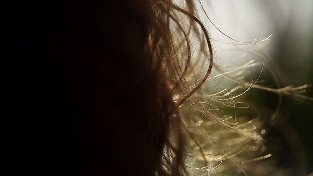 Curly Hair Woman