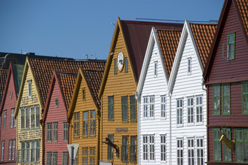 Fototapeta premium Bryggen in Bergen, Norwegen