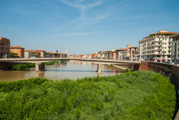 Fototapeta premium Ponte della Fortezza, Pisa