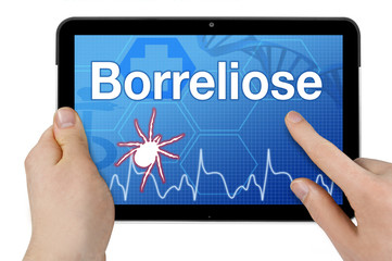 Tablet mit Interface und Borreliose