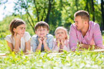 Fototapeta premium Weekend z rodziną