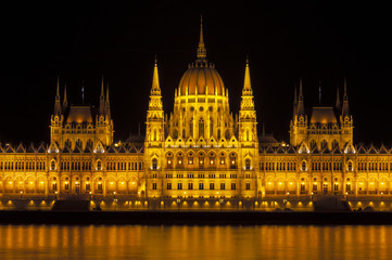Fototapeta na wymiar Hungarian Parliament building.
