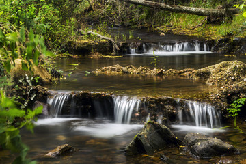 Fototapeta na wymiar river stream on the beautiful Monchique