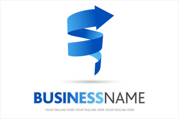 logo spirale, logo azienda, vortice, sole