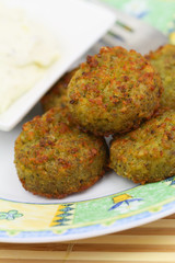 Falafel, close up