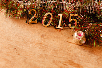 2015 Happy New Year greeting card