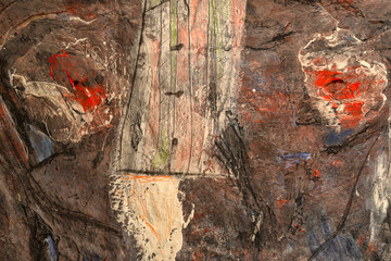 Abstract On Canvas