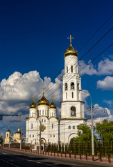 Fototapeta na wymiar Holy Trinity cathedral of Bryansk, Russia