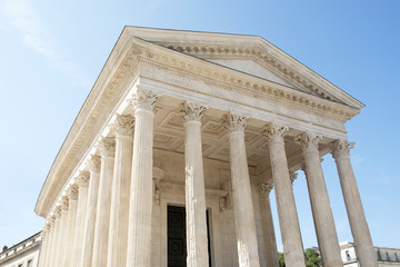 Roman Temple Maison Carree in Nimes