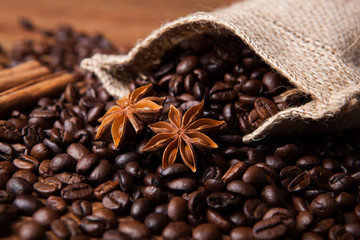 roasted coffee and star anise