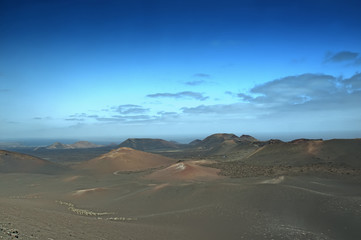 Cráter en Lanzarote