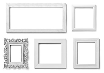 white frame wood background image