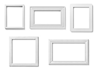 white frame wood background image