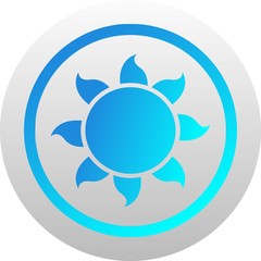 Sun icon (vector)