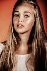 Fototapeta premium Teenage girl posing