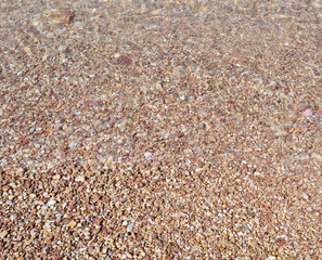 Rocks on the beach in Tropical sea at Bamboo Island Krabi Provin