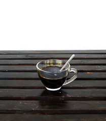 coffee cup with space on the table