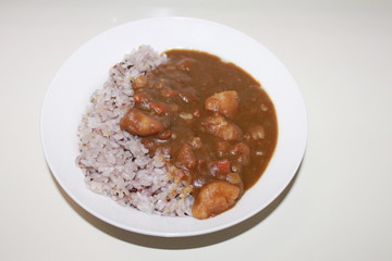 雑穀米カレー