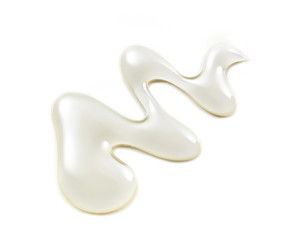 white sugar syrup drop