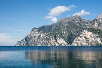Naklejka na ściany i meble Alps at Lake Garda