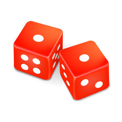 two red dice
