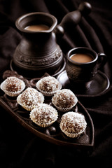 Homemade sweet balls