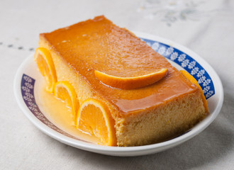 Orange custard