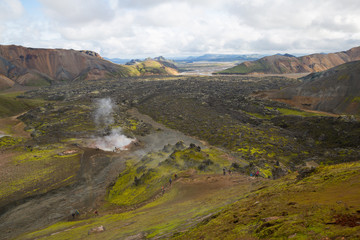 Geothermal area Landmannalaugar