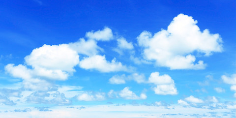 blue sky and beautiful clouds