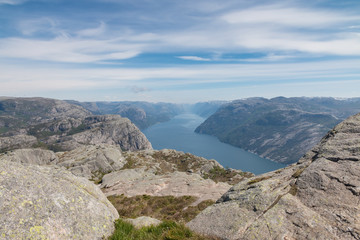 Lysefjord View from Preikestolen