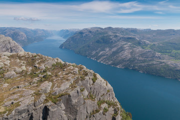 Lysefjord View from Preikestolen