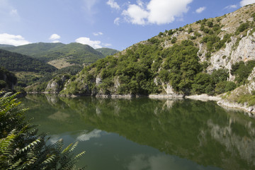 Fototapeta na wymiar Lago di San Domenico in Abruzzo