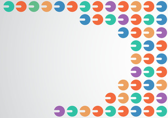 Abstract background for design,cycle flat color